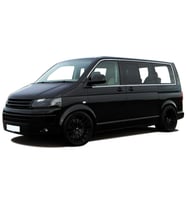 VW Transporter T6 Uzun Şase Krom Cam Çerçeve Seti 2015 Üzeri Tek Sürgü