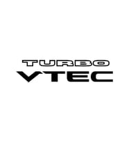 Turbo Vtec Vinyl Decal Sticker Araba etiket