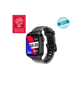 Kidi Pro AMOLED GPS Çocuk Saati, 4G Sim Kartlı, Panter Siyahı