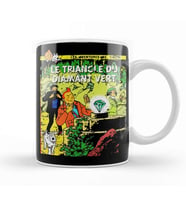 The Adventures Of Tintin L'Etoile Mysterieuse Vintage Style Cover Kupa Bardak Porselen