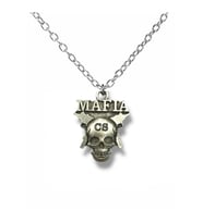 Mafia Kurukafalı  Asi ve Gizemli Unisex Kolye – 60 cm Zincir (Gümüş)