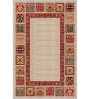 Eliana Home Baskılı, Yıkanabilir Kaymaz Taban Salon Halısı LNA0191-SD1184 100x150 cm (Kırmızı)