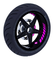 Gp Racing Gül Pembesi İç Jant Şeridi Sticker Çınar Extreme