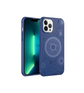 Apple iPhone 13 Pro Max Uyumlu Kılıf Zore Wireless Şarj Özellikli Desenli Hot Kapak