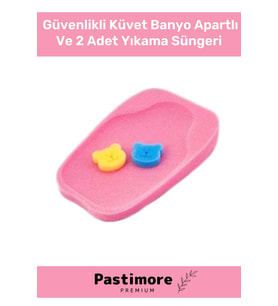 Lüx Serisi Yumuşak Güvenlikli Küvet Banyo Apartlı Ve 2 Adet Yıkama Süngeri