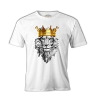 Aslan - The King Beyaz Erkek Tshirt