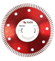 Kupa Seramik Fayans Hassas Kesme Taşı Daire Testere 180 mm. (Kırmızı)