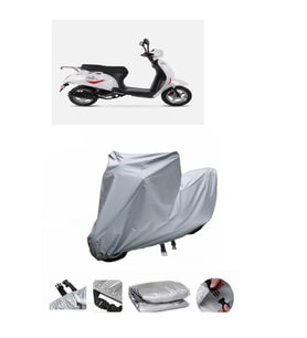 Falcon Soft 50  Gri Motosiklet Brandası ARKA ÇANTA UYUMLU DEĞİLDİR