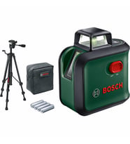 Bosch Advanced Level 360 Çapraz Çizgi Set Lazer Hizalama (Siyah)