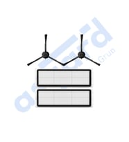 Dreame F9 - Z10 Pro Uyumlu 2 Yan Fırça 2 Filtre PKT-iasgf0001145
