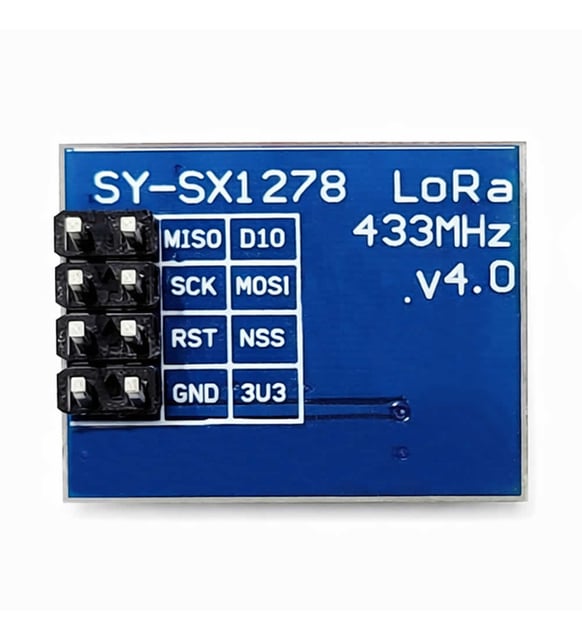 433Mhz Lora RA-02 SX1278 Kablosuz Haberleşme Modülü Antenli Uzun