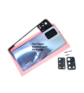 Oppo A74 kasa Arka Pil Batarya Kapağı MAVİ