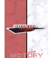 HONDA TİTAN ÇIKARTMA DEPO SOL KIRMIZI (ORİJİNAL) E/M