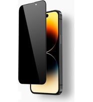 iPhone 14 Uyumlu ( iPhone 14 ) Privacy Gizleyen Hayalet Cam Ekran Koruyucu (Siyah)