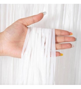 Soft Beyaz Renk Duvar ve Kapı Perdesi İthal 100x200 cm