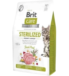 Care immunity Support, Kısırlaştırılmış Kediler İçin, Tahılsız, Hipoalerjenik, Domuz Etli Kuru Mama, 2 kg