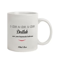 İsme Özel Kupa Bardak - Dostluk