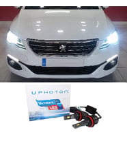 Peugeot 301 Led Xenon Uzun Far Ampulü H1 Ultimate 9500 Lumens Yeni Seri Beyaz 2017+