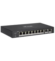 HILOOK 8port+2UPLINK 60w FULL PoE NS-0310P-60(B) 10/100 Yönetilemez Switch Long Range 250Metre