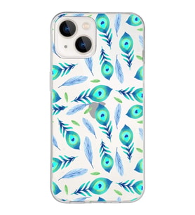 PrintiFy Apple  iPhone 13 ile Uyumlu 1mm Slim Fit Nazar Boncuğu 3 Baskılı Şeffaf  Kılıf