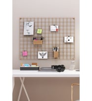 60x80 Full Aksesuarlı Metal Fotoğraf Askısı Tel Pano Gold