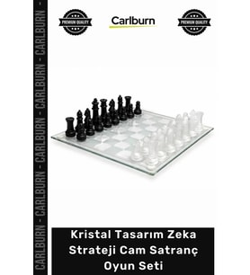 #Satranç Lüks Modern Şık Dekoratif Kristal Tasarım Hediye Zeka Strateji Cam Satranç Oyun Seti
