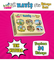 MAVİ DENİZ MİNİK KUŞ MAVİŞ 3’LÜ OKUMA SETİ