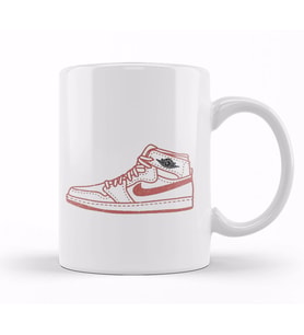 Nike Air Jordan 1 Kupa Bardak Porselen
