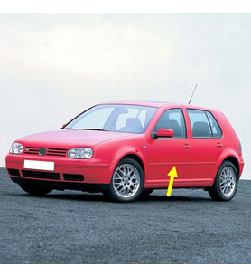 VW Golf 4 1998-2004 Sol Ön Kapı Çıtası Boyanır Tip 1J4853515G