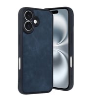 Apple İphone 16 Kılıf Aras Deri Kapak - Lacivert