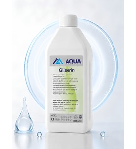 AQUA MED Gliserin 1000 ML Nemlendirici Ağrı Dindirici Kırışıklık Cilt Tırnak Çatlak Deri Bakım Yağı Kozmetik Cilt Bakım Kremi Masaj Friksiyon