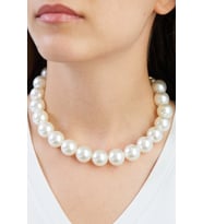 Elika Silver Gösterişli İnci Model Kolye