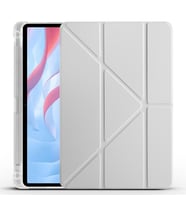 Lexroo Huawei Honor Pad X8 Pro 11.5' Kılıf Tri Folding Kalem Bölmeli Standlı Kılıf - Gri