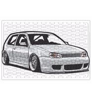 Stanced Out Golf Mk4 Puzzle 240 Parça Yapboz