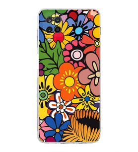 PrintiFy Samsung Galaxy A12 ile Uyumlu Retro Color 2  Kamera Korumalı Şeffaf  Kılıf
