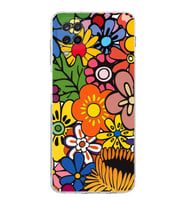 PrintiFy Samsung Galaxy A12 ile Uyumlu Retro Color 2  Kamera Korumalı Şeffaf  Kılıf