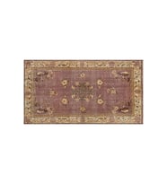 Vintage El Dokuma Eskitme Halı 111x207 cm 9052
