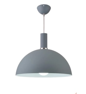 Dylight Retro Metal Gri Dekoratif Rustik Kafe Mutfak Sarkıt Avize çap 40 cm