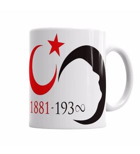 Atatürk Kupa Bardak Porselen