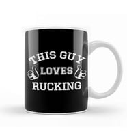 Rugby Union This Guy Loves Rucking Six Nations Logo Kupa Bardak Porselen