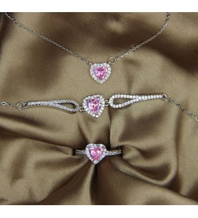 Kalplş Pink Set - Sevdiklerinize Özel Hediye
