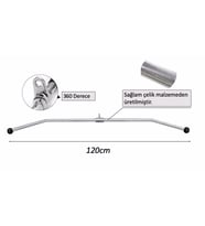 PROFORCE BPROFORCE BAR 117 ÇELIK LAT BARI (SIRT VE GÖĞÜS KASLARI İÇİN) 4 Kg - 120 Cm