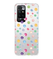 PrintiFy Xiaomi Redmi 10 2022 ile Uyumlu 1mm Slim Fit Water Color 6 Baskılı Şeffaf  Kılıf