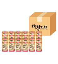 MYCAT TAVUK ETLİ KITTEN POUCH YAŞ MAMA 85GR 24LÜ 4061