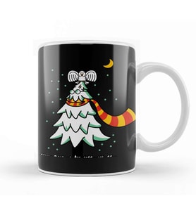 Harry Potter Accio Xmas Tree Christmas Tree Kupa Bardak Porselen