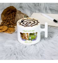 Anneye Hediye Fotoğraflı Latte Fincanı