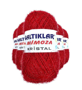 5 Adet Mimoza Kristal Işıltılı Şal Patik Yelek İpi 25