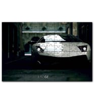 Cakapuzzle Lamborghini GT Flu Arkaplan Puzzle Yapboz MDF (Ahşap) (120 Parça)