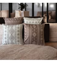 KIRLENT KILIFI 4'LÜ 43X43CM BARE EARTH SET (Çok Renkli)