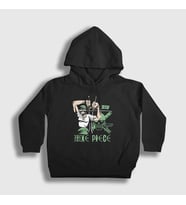 Presmono Unisex Çocuk Siyah Zoro V2 Anime One Piece Kapüşonlu Sweatshirt 136078tt
